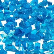 Enhance-a-Fire AB75-FG 4036 Artsy Blue 3/4” Recycled Crushed Glass