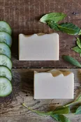 Raw Cucumber, White Sage & Bay Leaf Soap — In The Meadow