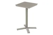 24" Square Bar Height Pedestal Table w/ hole (MGP Slat Tables)