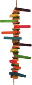 Colorful Triangle Teaser Wood Bird Chew Toy