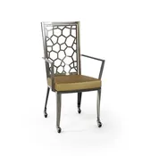 1505H Luca Caster Arm Chair