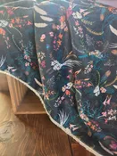Dark Floral Minky Blanket