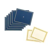 Certificates + Holders Bundle - Navy & Gold