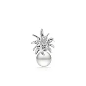 14K White Gold Pineapple Pendant