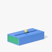 Large Cache Box in Blue-Green