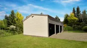 26x40x12 Metal Garage - Vertical Roof - Eagle Carports