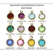 4mm Gold SWAROVSKI® BIRTHSTONE CRYSTAL Add-On!