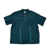 18 East Zip Up "CROCHET" Green Used Size XL