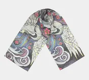 Crane in a Windstorm Long Scarf - SimArt Brand