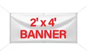2' x 4' Vinyl Banner