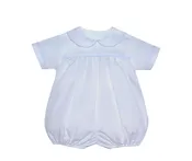 White w/ Blue Piping Reagan Boy Bubble