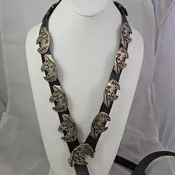 Bear kokopelli concho belt