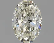 0.50 Carat K VVS2 Oval Diamond