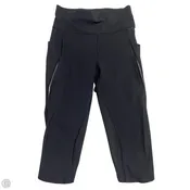 Athletic Capris By Lululemon In Black, Size: 6
