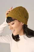 Alpaca Beanie | Unisex Hat | Cable Knit