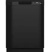 23.75" Ge Energy Star Dishwasher With Front Controls - Black
