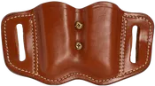 1791 Gunleather MAG2.1 Double Mag Holster Single Stack Belt Slide 1.50" Classic Brown Leather