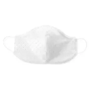 2-Layer Cotton Flannel Facemask - Polka Dots, Pink - 60 pcs