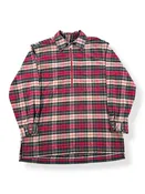 2000s Eddie Bauer 1/4 Zip Cotton Pullover Shirt SZ M