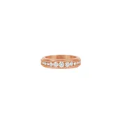 14 Karat Rosé Gold GALA band with Graduated White Diamonds
