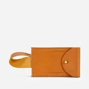 805 Full-Grain Leather Luggage Tag