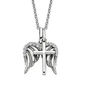 Angel Wings with Cross Necklace 653-608
