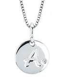 "A" Disc Pendant