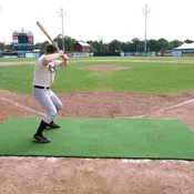 6x12 PLAIN GREEN Batting Mat Pro