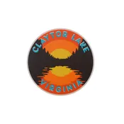 Claytor Lake Sunset Mini Decal