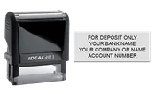 4 Line Deposit Self-Inking Ideal 4913