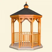 8 Foot Wood Gazebo-in-a-box