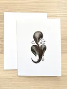 Victorian Hair Jewelry Greeting Card — Paper Wings