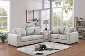 2-Piece Corduroy Sofa Loveseat Set