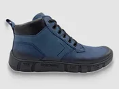 Men's Comfort Leather Boots - Blue