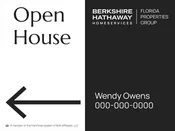 BHHS-2307: BHHS Florida Properties Group – Open House – 18×24 – 4mil Coroplast