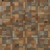 Ashlar1 Buckskin Mosaic Wood Wall Tiles