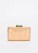 Jen clutch with Turquoise Stone