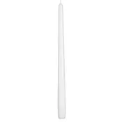 12" White Taper Candle - Dripless