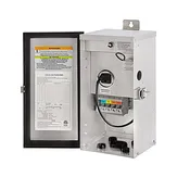 300W Heavy-Duty Stainless Steel Multi-Tap Low Voltage Transformer for Landscape Lighting