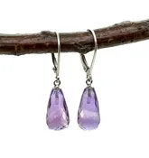 AMETHYST BRIOLETTE EARRINGS