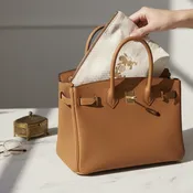 Beige Dynasty Luxe Pouch
