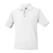 7th & 8th Grade - Adult Short Sleeve Pique Polo with Holy Souls Logo