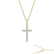 0.36 CTW Yellow Cross Pendant Necklace by Lafonn