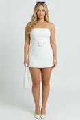 Afternoon in Naples Belt Mini Dress