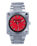 747 (Silver/Red) Watch