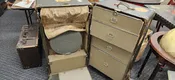 Antique Travel Steamer Trunk Hartmann Wardrobe style