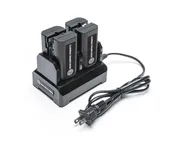 4 Bay Charger Kit (incl. four extended use batteries)