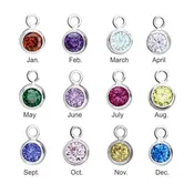 4mm Silver SWAROVSKI® BIRTHSTONE CRYSTAL Add-On!