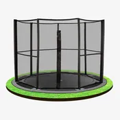 12ft Capital In-Ground Trampoline Safety Enclosure – Full