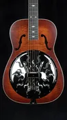 Beard Legacy E-Model Horse Chestnut Squareneck Resonator - Satin Amber Sunburst